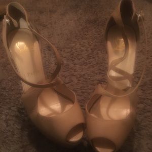 Louboutin Cross me platforms worn once size 38.5